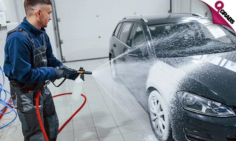 Superior Car Cleaning Package: Exterior Wash, Floor Vacuuming, AC Cleaning & More!
